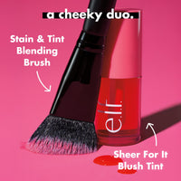 Thumbnail for e.l.f. Sheer For It Blush Tint, Multi-Use, Long-Lasting Lip & Cheek Makeup, Creates A Natural Flush Finish, Vegan & Cruelty-Free, Pink Positive