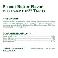 Thumbnail for Greenies Pill Pockets for Dogs Large Size, Dog Treat Pouch for Capsule Medication, Peanut Butter Flavor, (6) 7.9 oz. Pouches