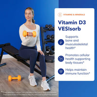 Thumbnail for Pure Encapsulations Vitamin D3 VESIsorb | Supplement to Support Bones, Heart, Colon, Breast Health, and Enhanced Vitamin D Absorption* | 60 Caplique Capsules