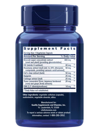 Thumbnail for Life Extension Cruciferous Vegetable Extract & Resveratrol, Broccoli, Cabbage, resveratrol, Supports Cellular Protection, Gluten-Free, Non-GMO, Vegetarian, 60 Capsules