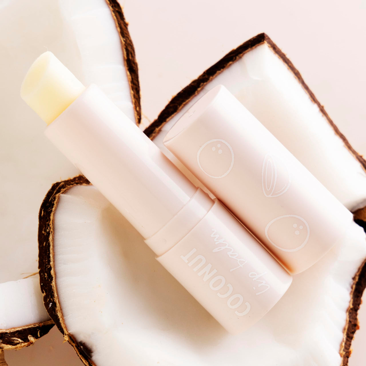 ColourPop Lip Balm - Hydrating Lip Balm with Coconut Oil, Shea Butter & Vitamin E - Moisturizing Lip Care to Nourish and Heal Chapped Lips - Coconut (0.12 oz)