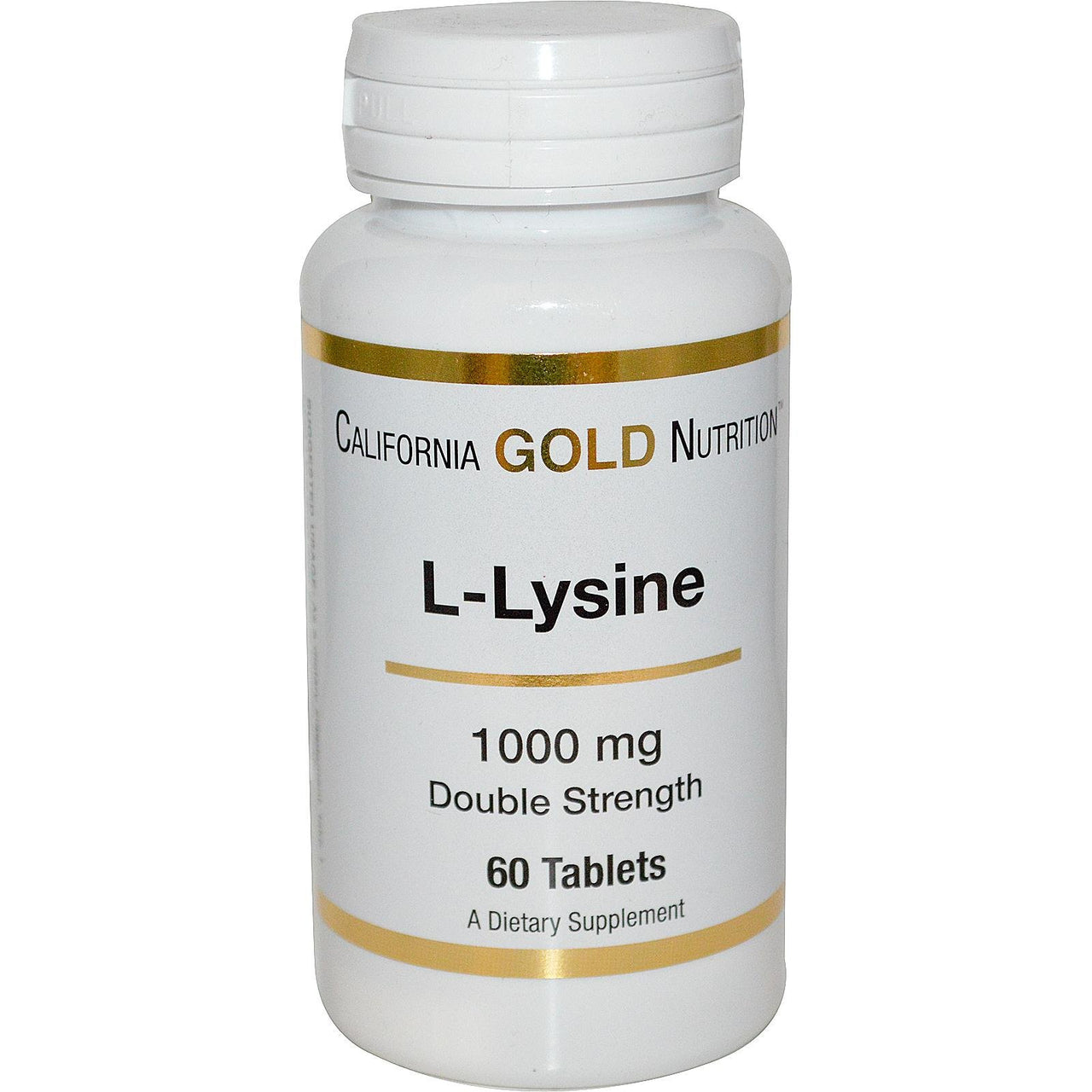 California Gold Nutrition, L-Lysine, 1000 mg, 60 Tablets