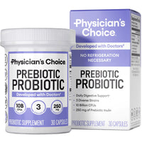 Thumbnail for Physician's CHOICE Prebiotic-Probiotic - Multi-Strain Probiotics & Synergistic Prebiotics -Designed for Digestive Health, Supporting Gut Microbiome - Powerful PrePro for Gut Health - for Women & Men