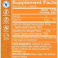 Thumbnail for The Vitamin Shoppe Lutein 40MG - Eye Health, Vision Support & Blue Light Protection, Carotenoid Antioxidant (60 Softgels)