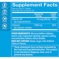 Thumbnail for Calcium Citrate with 400IU Vitamin D – Mineral Essential for Healthy Bones & Teeth – 100% Daily Value of Well Absorbed Form of Chelated Calcium, Vitamin D (as Ergocalciferol (120 Tablets)