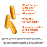 Thumbnail for Qunol Turmeric Curcumin with Black Pepper & Ginger, 2400mg Turmeric Extract with 95% Curcuminoids, Extra Strength Supplement, Enhanced Absorption, Joint Support Supplement, 105 Count