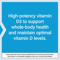 Thumbnail for Life Extension Vitamin D3 175 mcg (7000 IU), Immune System Support, Bone Health, Brain Performance, Gluten-Free, Non-GMO, Once Daily, Two-Month Supply, 60 softgels