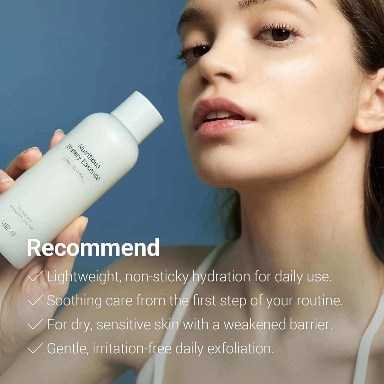 NEAF NEAF Nutritious Watery Essence, All-in-one Power Plant-Protein Toner for Soothing and Hydrating, Gentle Exfoliation, CICA Calming, Niacinamide, Korean Skincare, Glass Skin (180ml / 6.08 fl.oz.)