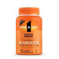 Thumbnail for One A Day Multivitamin for Women- Daily Vitamins for Woman with Biotin, Calcium, Folic Acid, Iron & Zinc, Complete Women’s Vitamins, 200 Ct (Packaging May Vary)