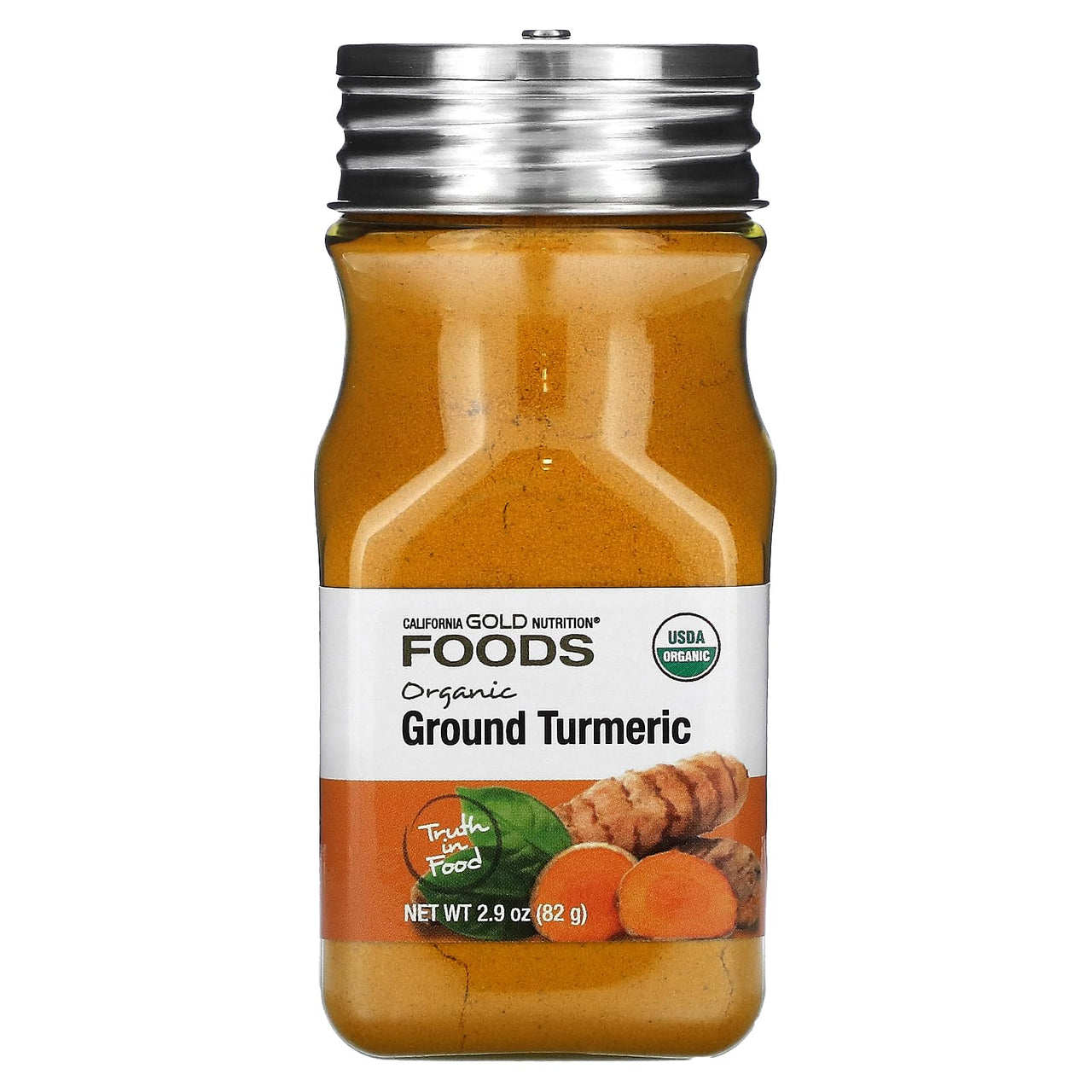 California Gold Nutrition Foods, Organic Turmeric, Ground, 2.9 oz (82 g)