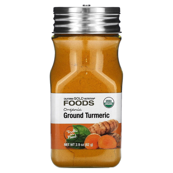 California Gold Nutrition Foods, Organic Turmeric, Ground, 2.9 oz (82 g)