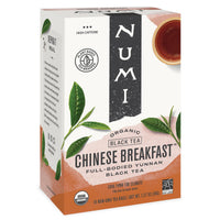 Thumbnail for Numi Organic Chinese Breakfast Tea, 18 Tea Bags, Full Bodied Yunnan Black Tea, Caffeinated (Packaging May Vary)