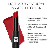Thumbnail for MOB Beauty Soft Matte Lipstick M67 – Red | Weightless, One-Swipe Color Infused with Skincare | Vegan, Silicone-Free, Cruelty-Free Formula in a Biodegradable Capsule
