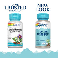 Thumbnail for SOLARAY Female Hormone Blend SP-7C | W/Black Cohosh, Dong Quai, Passion Flower, Wild Yam & More | 100 VegCaps, 50 Serv.