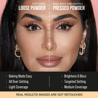 Thumbnail for HUDA BEAUTY Mini Easy Bake Loose Baking & Setting Powder Banana Bread