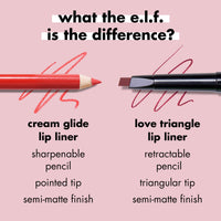 Thumbnail for e.l.f. Cream Glide Lip Liner, Highly-Pigmented Pencil For Shaping & Sculpting Lips, Semi-Matte Finish, Vegan & Cruelty-Free, Plum & Get It