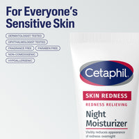 Thumbnail for Cetaphil Night Cream, Redness Relieving Night Moisturizer for Face, 1.7 fl oz, For Dry, Redness-Prone Skin, Hypoallergenic, Fragrance Free