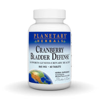 Thumbnail for Planetary Herbals Cranberry Bladder Defense, Supports Genito-Urinary Health*, 865 mg - 60 Tablets