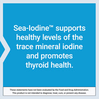 Thumbnail for Life Extension Sea-Iodine™, kelp and bladderwrack-derived iodine, supports healthy levels of this essential nutrient for thyroid health and beyond, non-GMO, gluten-free, vegetarian, 60 capsules