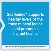 Thumbnail for Life Extension Sea-Iodine™, kelp and bladderwrack-derived Iodine, Supports Healthy Levels of This Essential Nutrient for Thyroid Health and Beyond, Non-GMO, Gluten-Free, Vegetarian, 60 Capsules