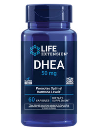 Thumbnail for Life Extension DHEA 50 mg – Hormone Balance Supplement, Memory, Muscle Mass and Bone Density Support, Healthy Sex Drive, Gluten-Free, Non-GMO, 60 Capsules