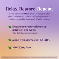 Thumbnail for Natrol Sleep & Restore Magnesium Glycinate Blend Gummies, Magnesium for Sleep Aids for Adults, Melatonin-Free, Cherry Flavored, 30 Day Supply
