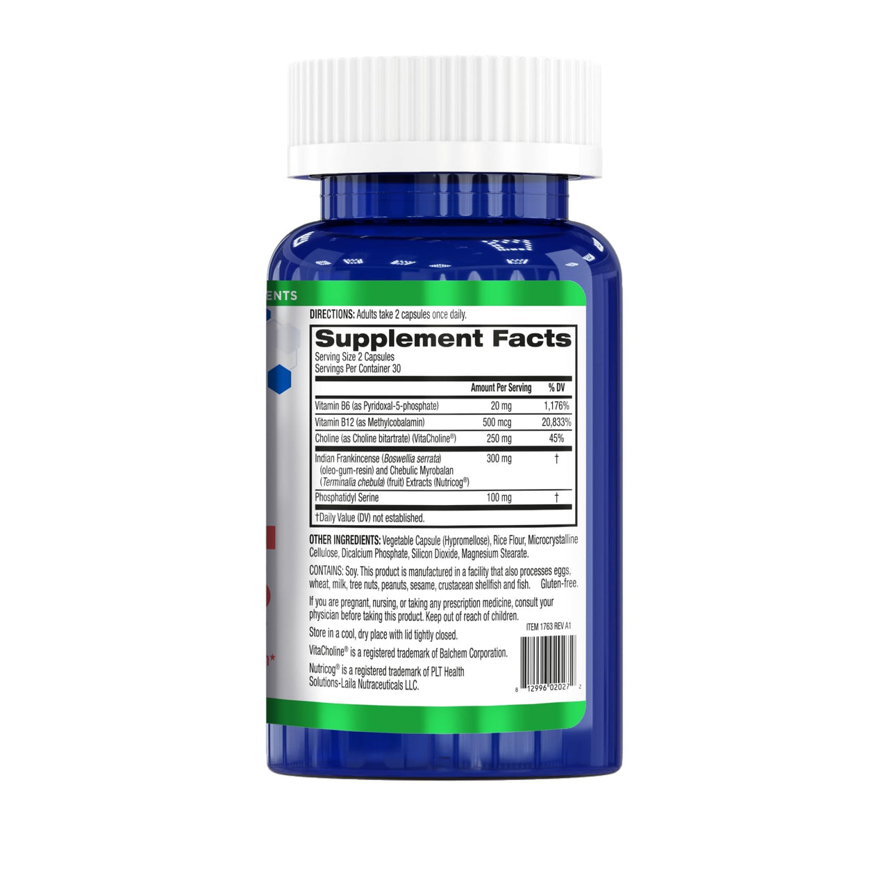 BioTrust Eternal Mind Brain Supplements for Memory & Focus - Sharpen Mental Agility, Recall & Concentration with Age - Clinically Studied Supplement for Longevity & Cognition - 30 Servings