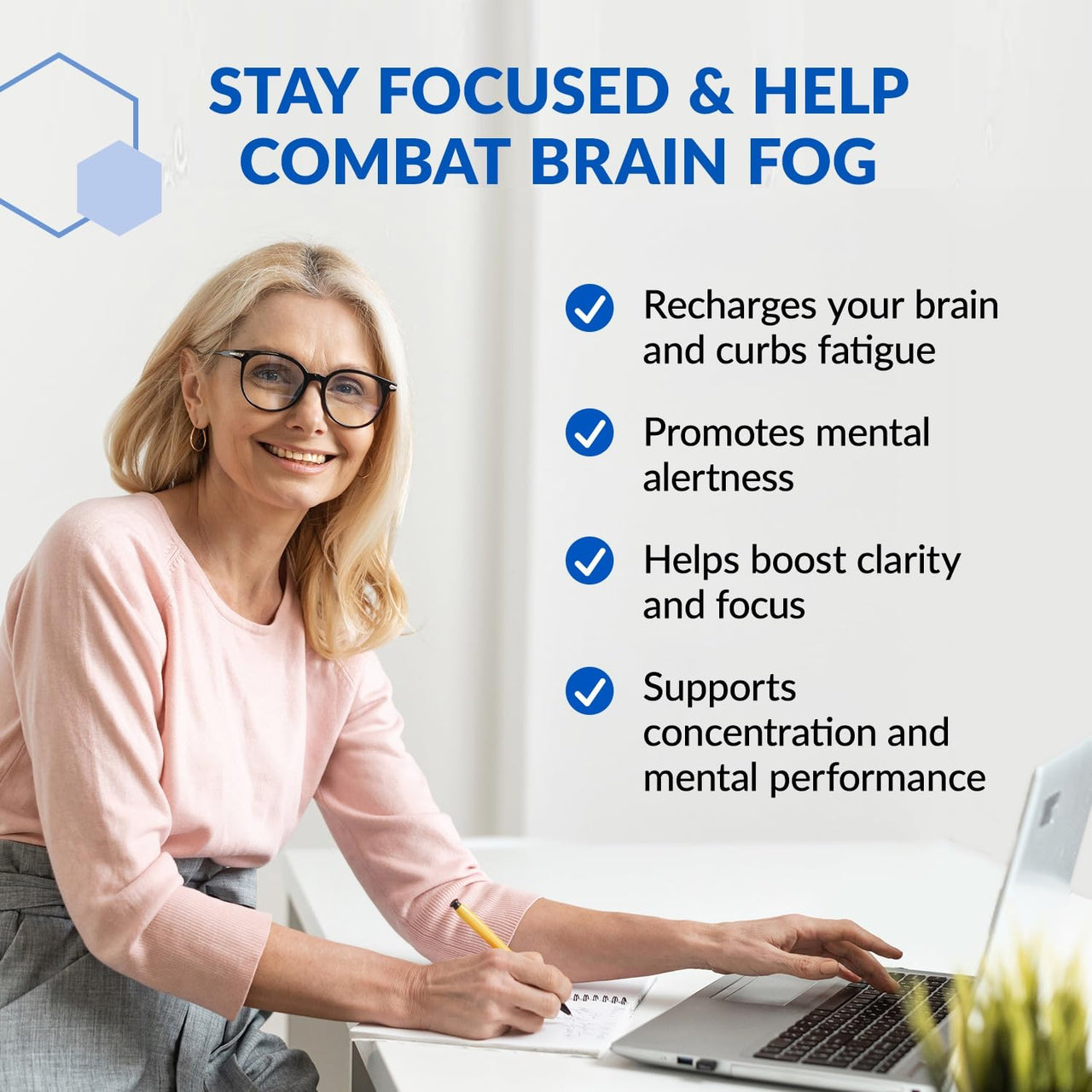 BioTrust Brain Bright - Daily Nootropic Boost for Focus, Concentration, Mental Clarity - Caffeine Free Nootropics Brain Support Supplement - Thai Ginger, Ginkgo, Folate, L-Theanine - 30 Servings