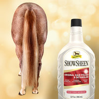Thumbnail for Absorbine ShowSheen Hair Polish & Detangler 32oz Refill Bottle, Horse and Dog Coat, Mane and Tail, Instant Detangling & Reduces Hair Breakage for Healthy Grooming & Radiant Shine