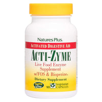 Thumbnail for NaturesPlus Acti-Zyme - 90 Capsules - Digestive Enzyme Support Supplement with Probiotics - Promotes Gut Health & Digestion - Gluten Free, Vegetarian - 45 Servings