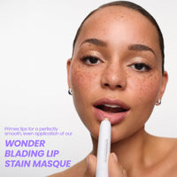 Thumbnail for Wonderskin 3-in-1 Lip Scrub Exfoliator & Moisturizer, Lip Exfoliator Scrub, Hydrating Balm for Soft, Nourished, Flake-Free Lips with One-Step Prep, 0.10oz