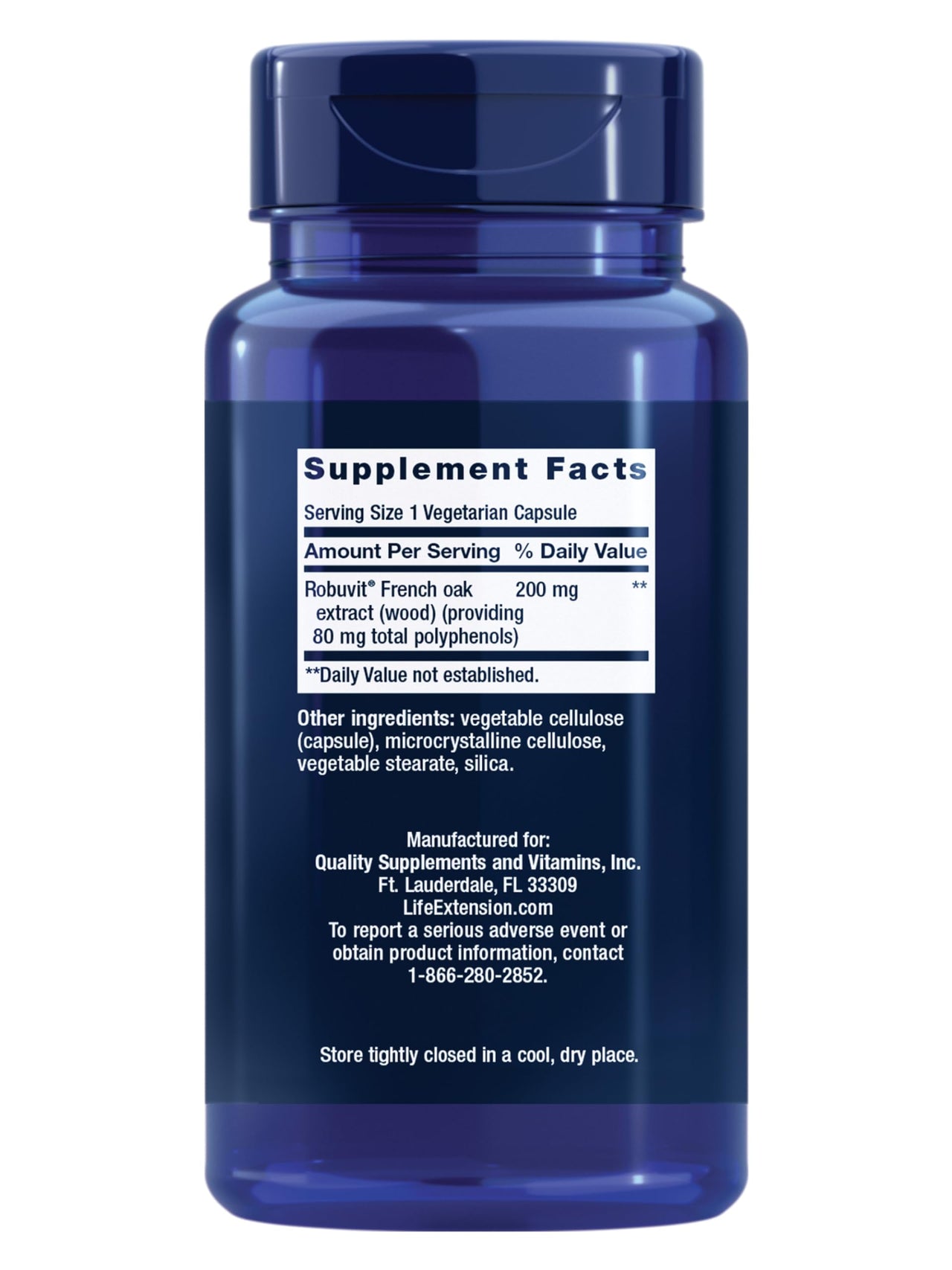Life Extension EnergyGain, French Oak Extract, Combat General Fatigue & Maintain Energy Levels, Non-GMO, Gluten-Free, Vegetarian, 30 Capsules