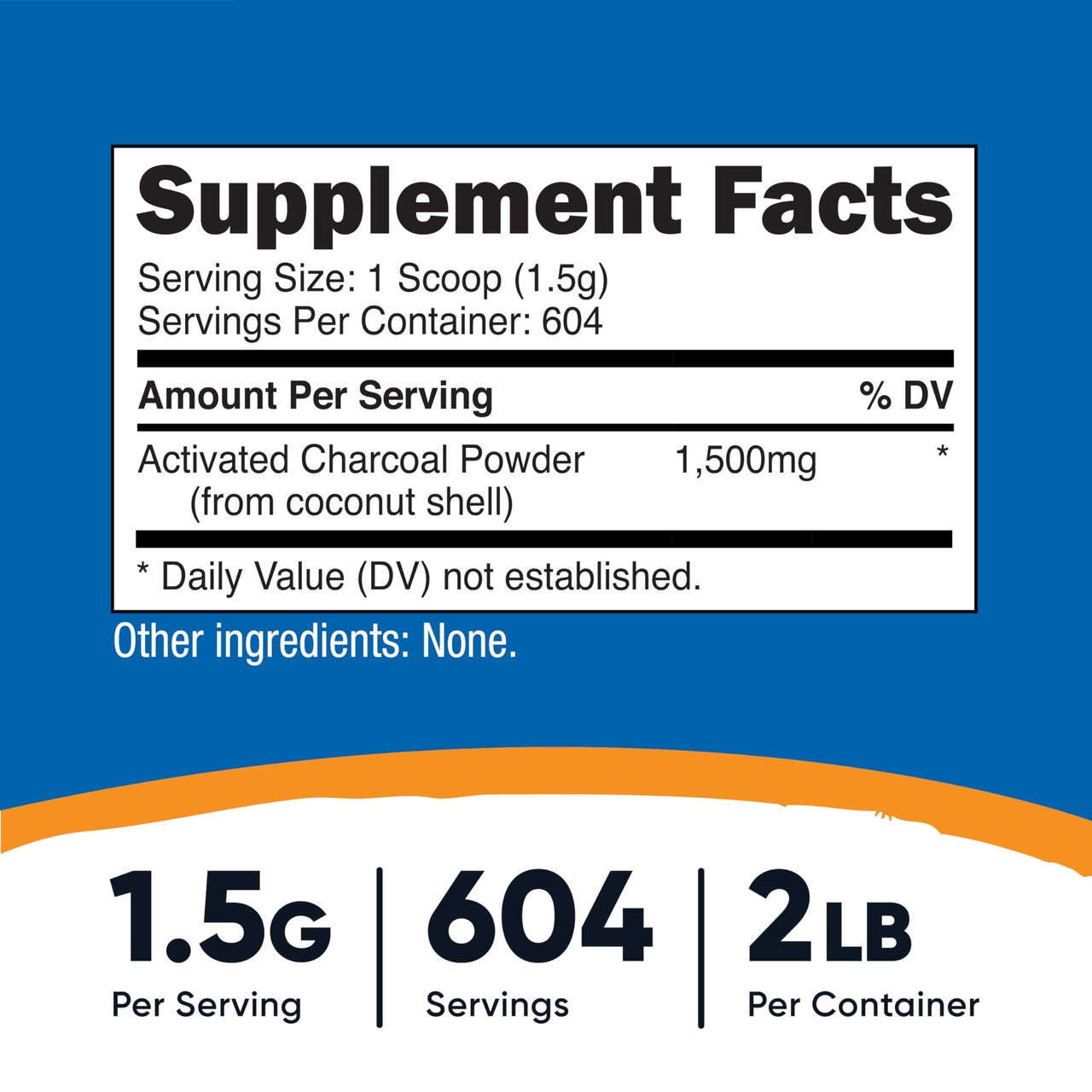 Nutricost Activated Charcoal Powder 2lbs - Food Grade Powder, Toothpaste, Facemask, Odor Control, Vegetarian, Gluten Free, Non-GMO