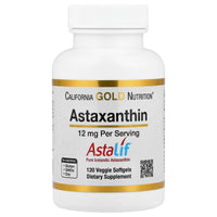 Thumbnail for California Gold Nutrition Astaxanthin, Antioxidant Carotenoid, AstaLif Pure Icelandic Biologically Active 99% Isomer, 12 mg, 120 Veggie Softgels