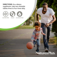 Thumbnail for NaturesPlus Pedi-Active - 120 Chewable Tablets - Mixed Berry Flavor - Children's Supplement with DMAE - Promotes Brain Health & Focus - Vegetarian, Gluten-Free - 60 Servings