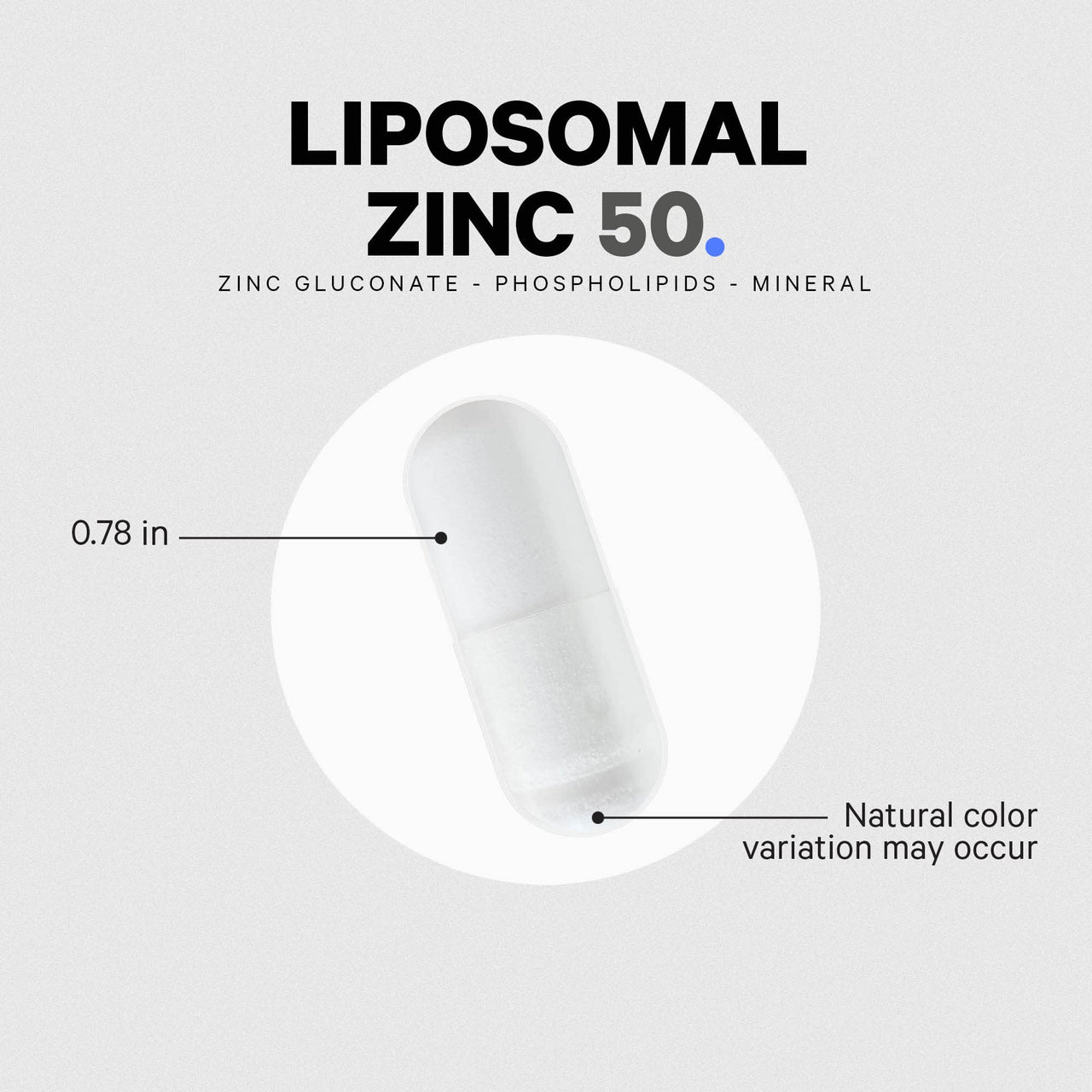Codeage Liposomal Zinc Supplement – 3 Month Supply – One Per Day - 50 mg Zinc Gluconate Vitamin Pills - Essential Mineral Supplements Zinc Plus Liposomal Delivery Matrix – Vegan Non-GMO - 2 Pack