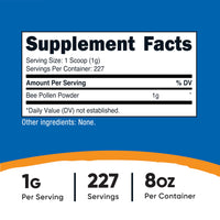 Thumbnail for Nutricost Bee Pollen Powder (8 oz) (Unflavored) - 227 Servings, Gluten Free, Non-GMO, Vegetarian Dietary Supplement