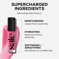 Thumbnail for Saie Glossybounce - Hydrating Lip Gloss and Tinted Lip Oil Hybrid with Hyaluronic Acid & Jojoba Oil for Non-Sticky, Ultra-Shiny, Plump & Soft Lips - Everyday Makeup Essential - Play (.17 oz)