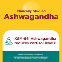 Thumbnail for Nature Made Ashwagandha KSM 66 + Reishi Mushroom Capsules, Stress Relief Blend Ashwagandha and Mushroom Supplement, 60 Capsules, 30 Day Supply