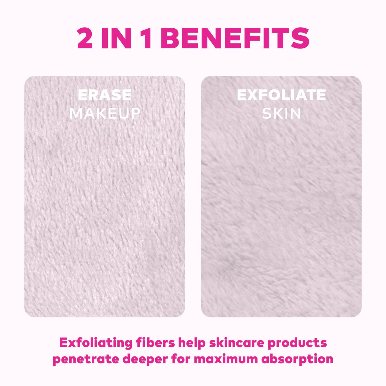 The Original MakeUp Eraser PRO, Effortlessly Remove All Makeup Using Only Water, Including Waterproof Mascara, Eyeliner, Foundation, Lipstick, Sunscreen,and More! Silver Infused, 1ct.