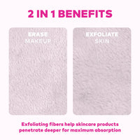 Thumbnail for The Original MakeUp Eraser PRO, Effortlessly Remove All Makeup Using Only Water, Including Waterproof Mascara, Eyeliner, Foundation, Lipstick, Sunscreen,and More! Silver Infused, 1ct.