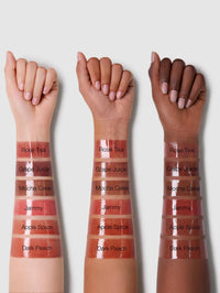 Thumbnail for SHEGLAM Glaze Daze Lip Gloss Shiny Tinted Lip Gloss High Gloss Finish Plumping Lip Care Nourishing Not Easy to Fade Liquid Lip Cosmetics-Rose Tea