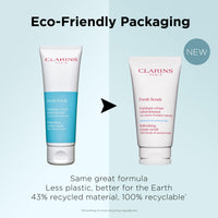 Thumbnail for Clarins Fresh Scrub | Award-Winning | Refreshing, Cream-Gel Face Scrub With Natural Beads | Gently Exfoliates, Refreshes and Hydrates | Paraben-Free | SLS -Free | Mineral Oil Free | All Skin Types
