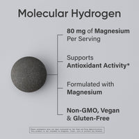 Thumbnail for Sports Research® Molecular Hydrogen Water Tablets - Fast Dissolve H2 Tablets with Magnesium - Hydrogen Water - Antioxidant Water Enhancer with Magnesium* - Raspberry Flavor, 60 Servings