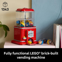 Thumbnail for LEGO Ideas Minifigure Vending Machine Building Set for Adults - Creative Office Decor or Home Book Shelf Display - Capsule Dispensing Toy - Nostalgic Gift for Men and Women, 18+ - 21358