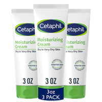 Thumbnail for Cetaphil Face & Body Moisturizer, Hydrating Moisturizing Cream for Dry to Very Dry, Sensitive Skin, NEW 3 oz Pack of 3, Fragrance Free, Non-Comedogenic, Non-Greasy
