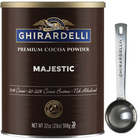 Thumbnail for Ghirardelli Majestic Premium Cocoa Powder, 32 Ounce Can with Ghirardelli Stamped Barista Spoon