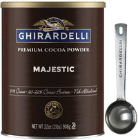 Thumbnail for Ghirardelli Majestic Premium Cocoa Powder, 32 Ounce Can with Ghirardelli Stamped Barista Spoon