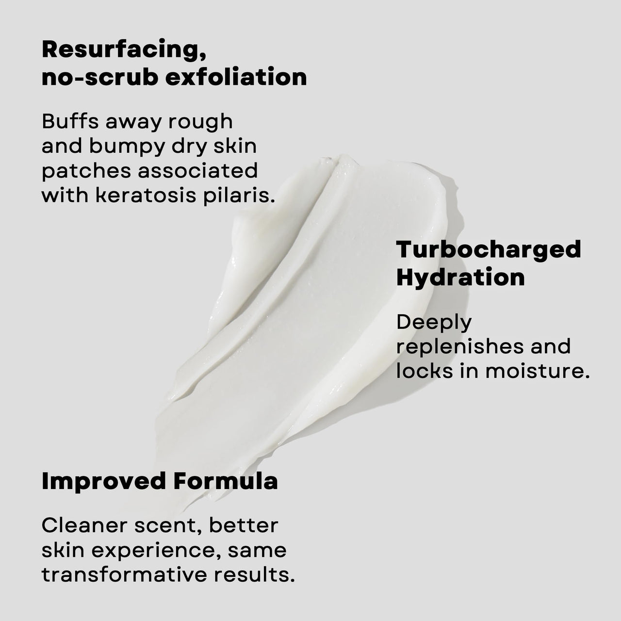 AmLactin KP Bumps Be Gone - Therapeutic Body Cream for Keratosis Pilaris - No-Scrub Exfoliator and Moisturizer with 15% Lactic Acid AHA, 3 oz (Packaging May Vary)