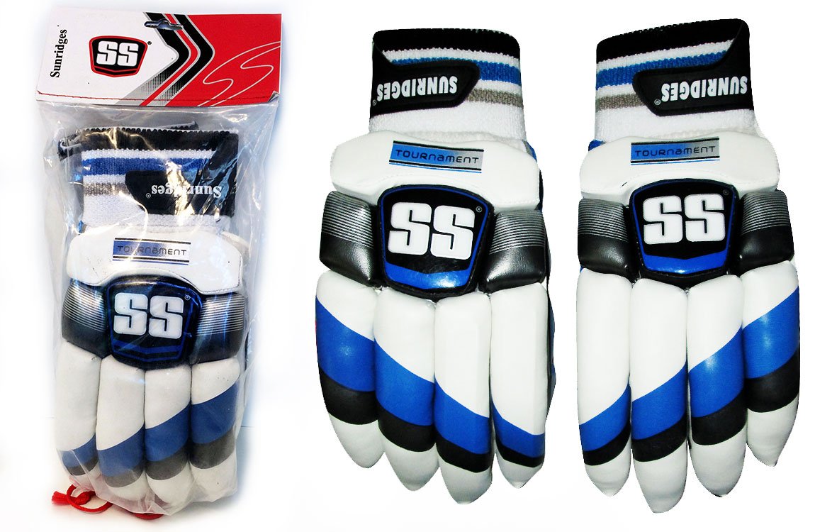 SS Cricket Batting Gloves Tournament PRO Soft Fill by Sunridges (Men Right Handed, Tournament PRO)